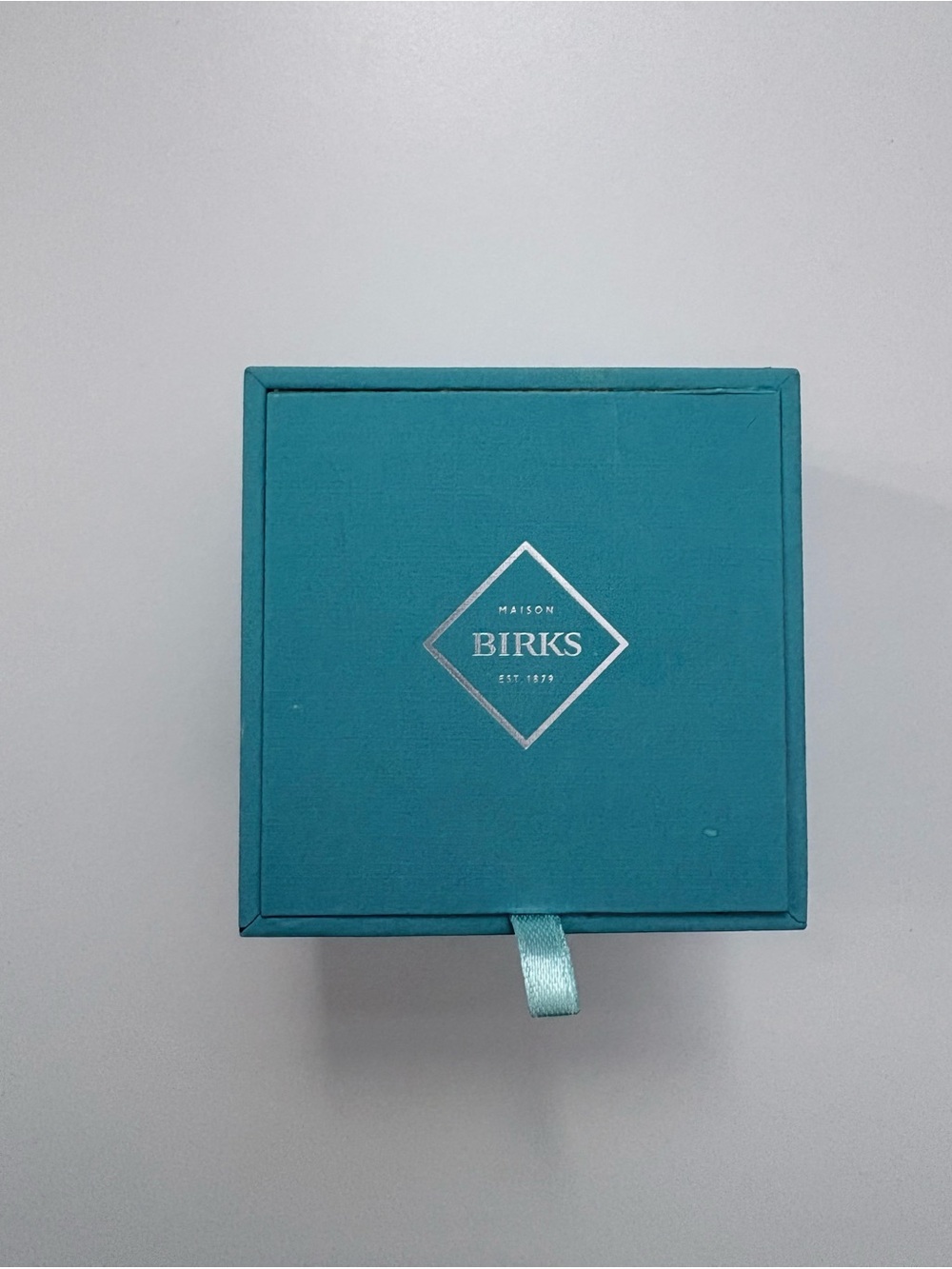 Empty Vintage Birks Earrings Presentation Box – Original Packaging